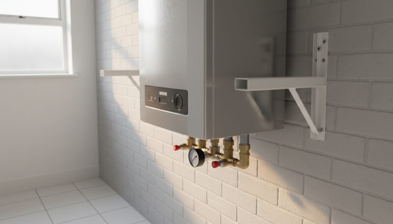 Položaj bojlera na zidu Položaj bojlera na zidu